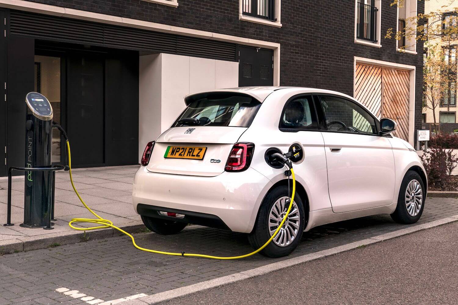 fiat 500e ac charging cheap electric car