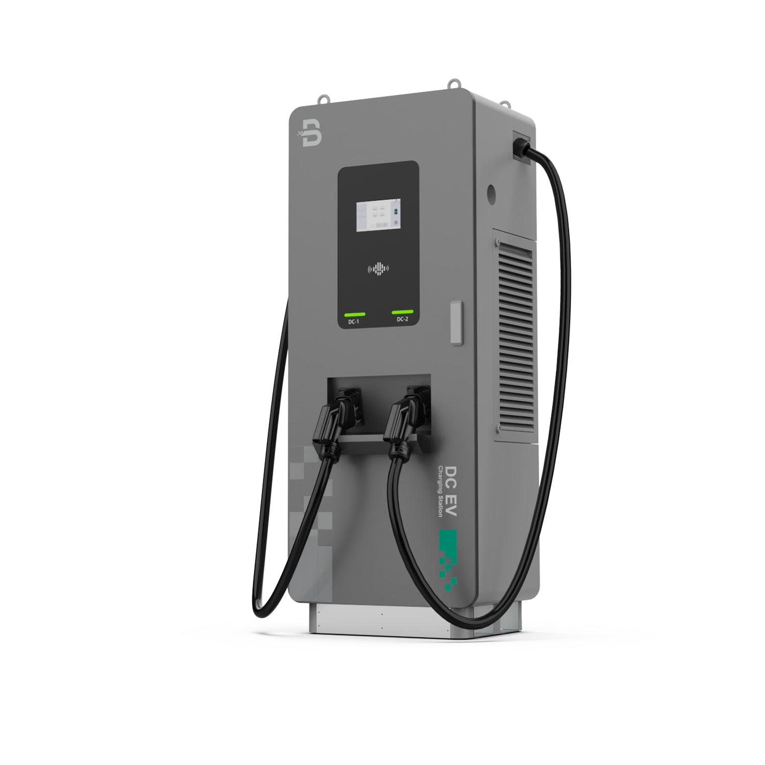 Borne de recharge pour véhicules électriques CC au sol–60 kW / 90 kW / 120 kW