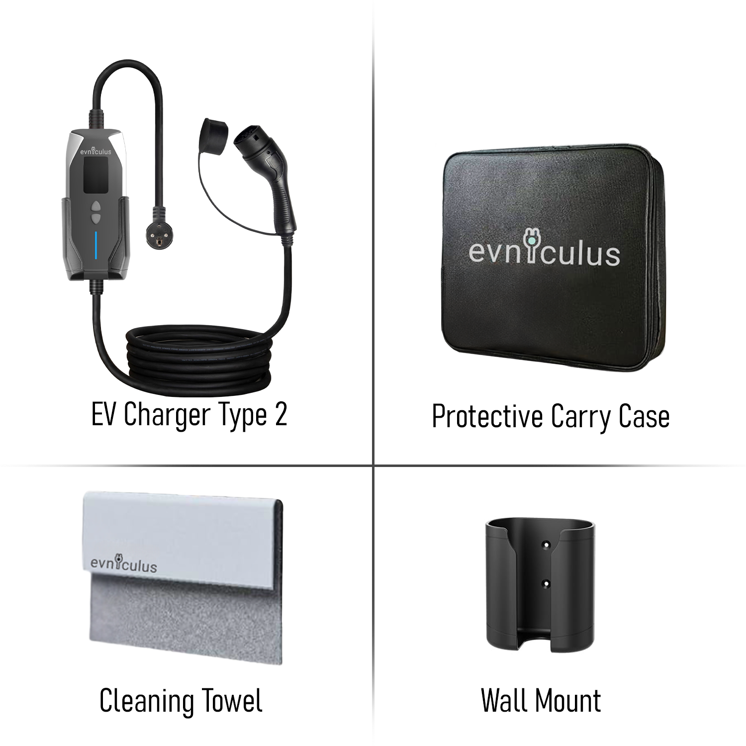 Portable EV Charger Type 2 (3.6 kW/16A) WiFi+APP