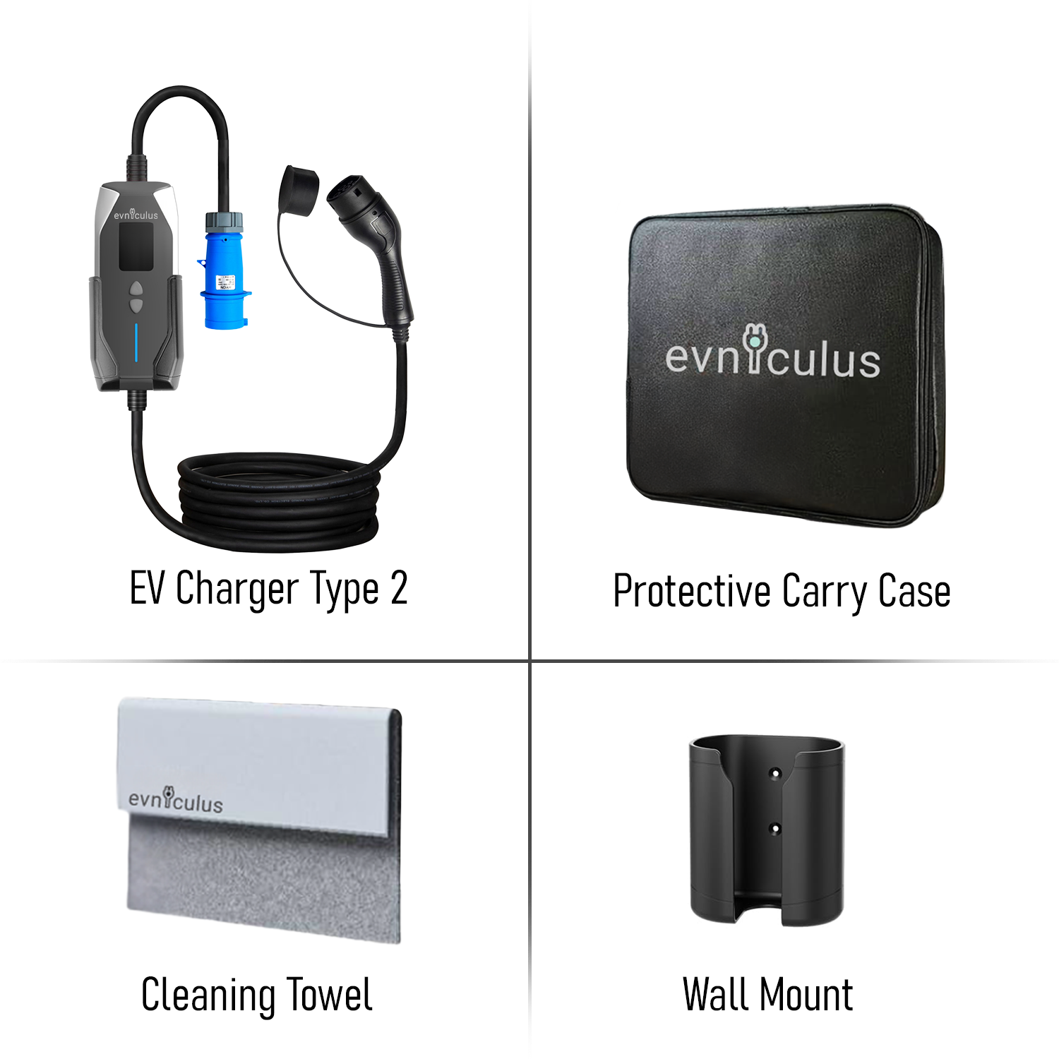 Portable EV Charger Type 2 (7 kW/32A) WiFi+APP