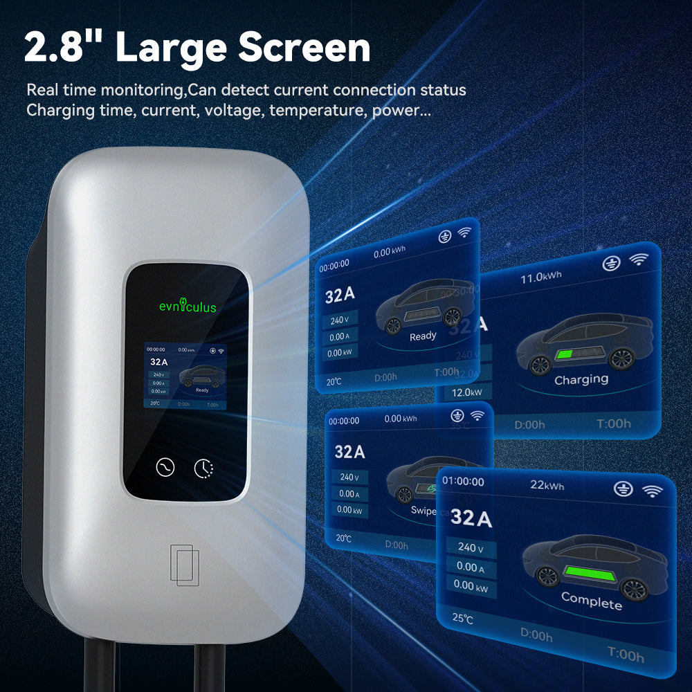 Chargeur EVniculus Intelligent 22kW avec WiFi RFID Bluetooth