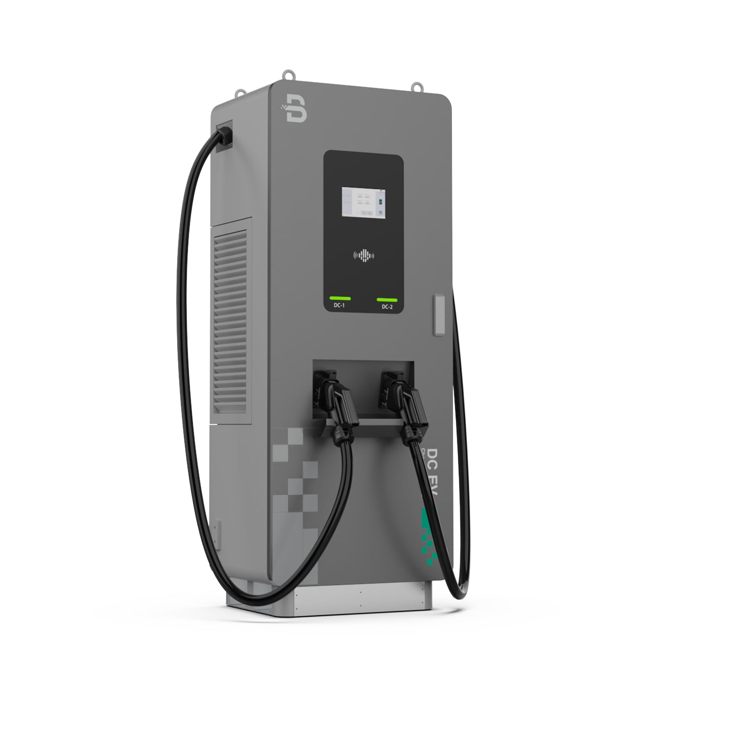 Borne de recharge pour véhicules électriques CC au sol–60 kW / 90 kW / 120 kW