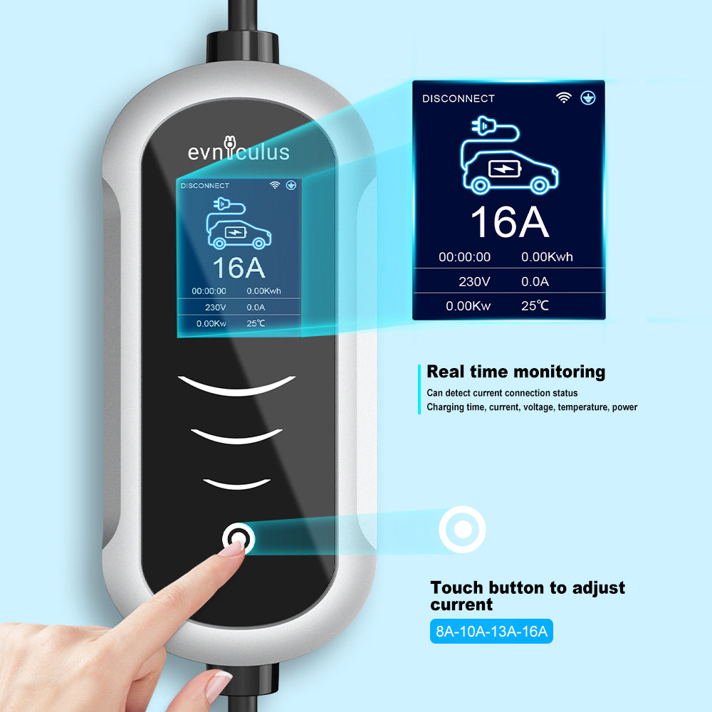 Portable EV Charger GBT (3.6 kW/16A) WiFi + APP