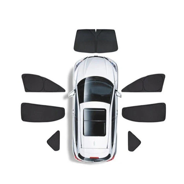 Pare-soleil Topfit Pour Tesla Model 3 2021-2025 - Protection UV Toit Vitré Avant/arrière - Pliable
