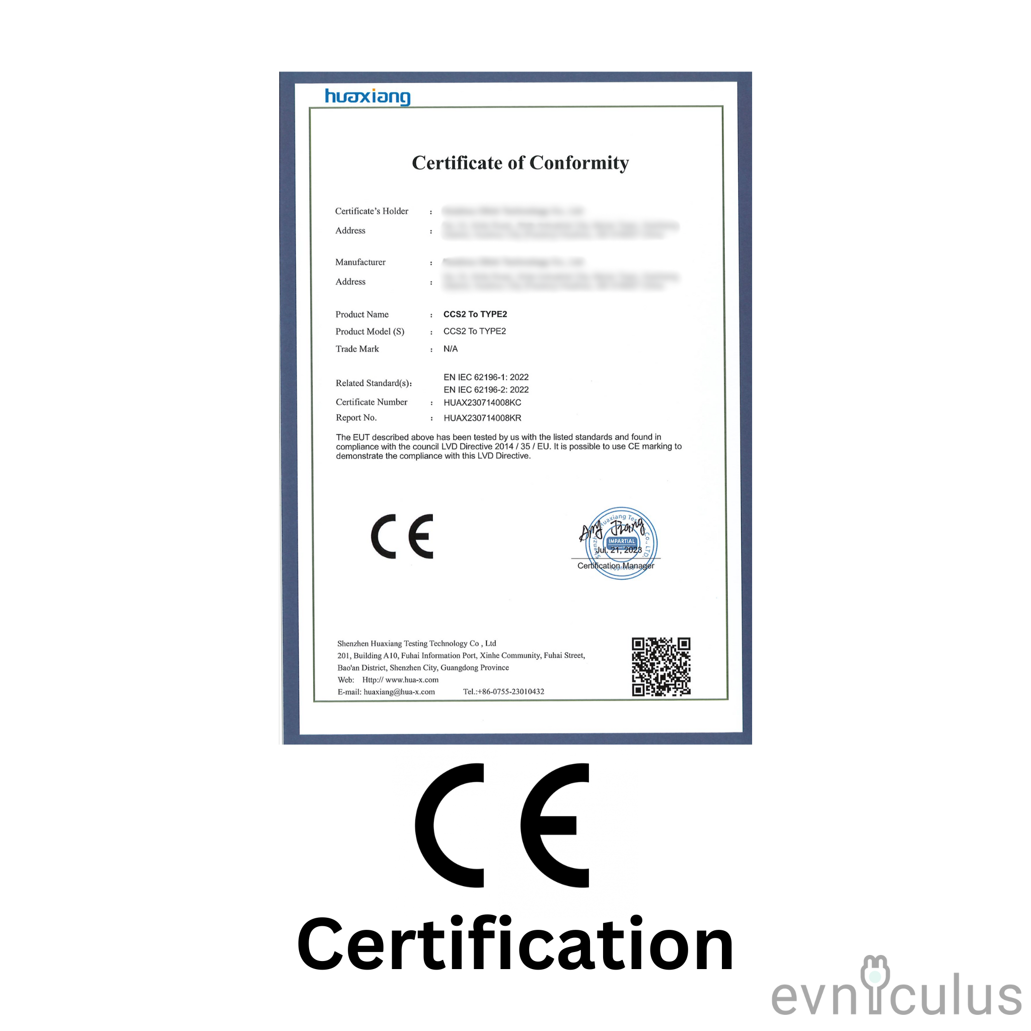 Adaptador CCS 2 al modelo Tesla tipo 2 S/X Sólo 1507231-00-A (150kW)