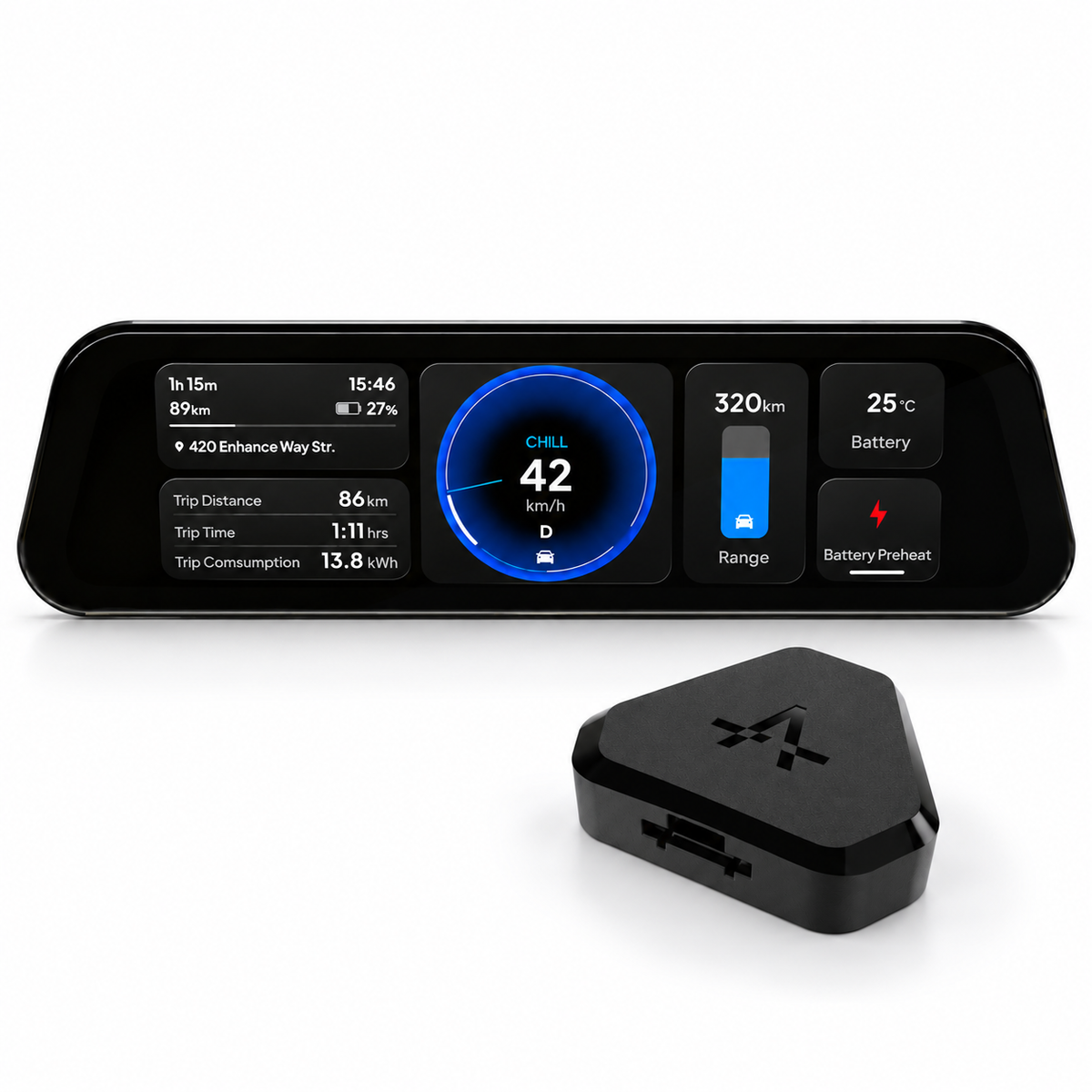 S3XY Dash + Commander – 9.6" Display, Apple CarPlay, Android Auto