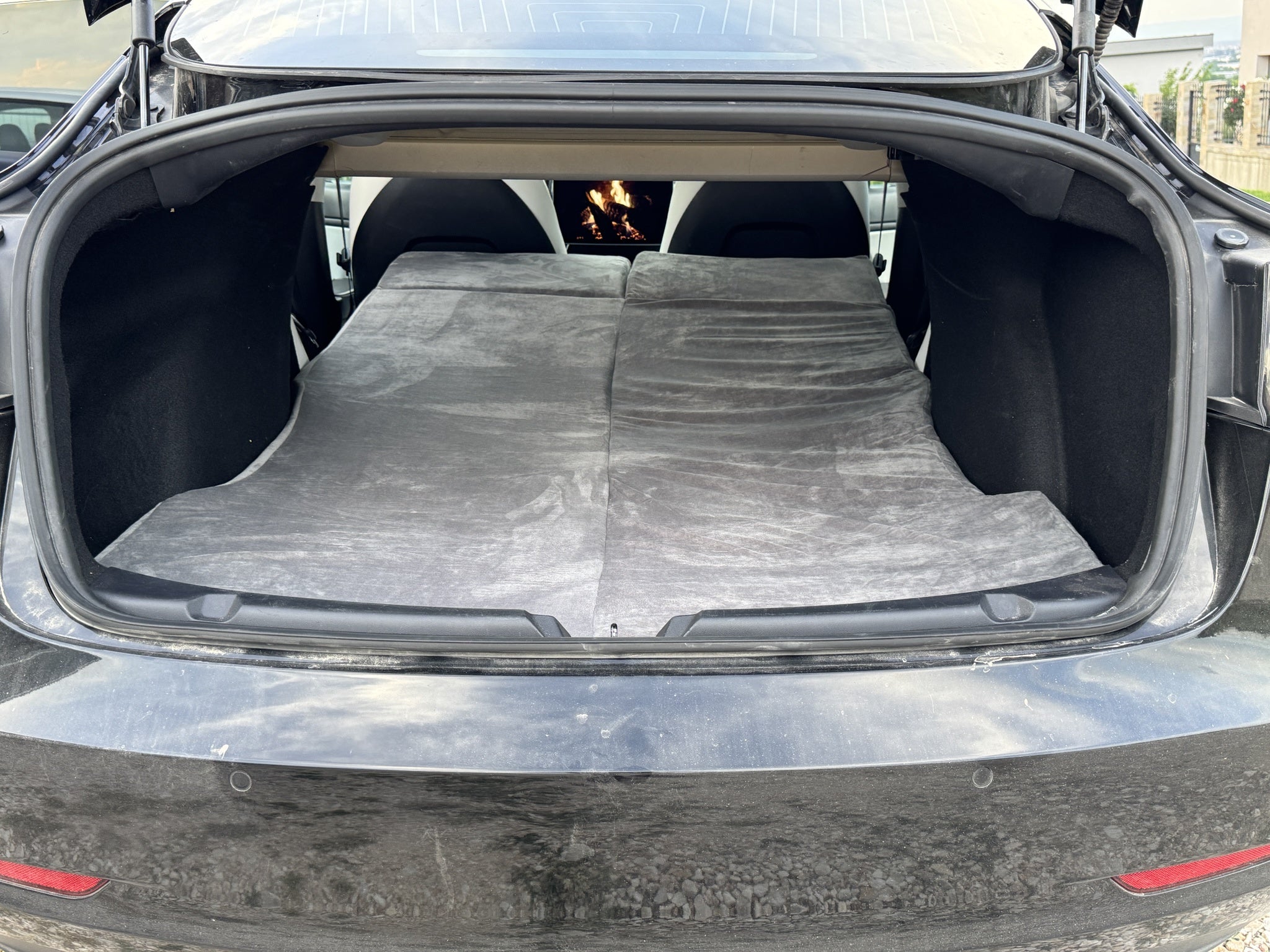 Matelas de camping en mousse à mémoire de forme pour Tesla Model 3/Highland