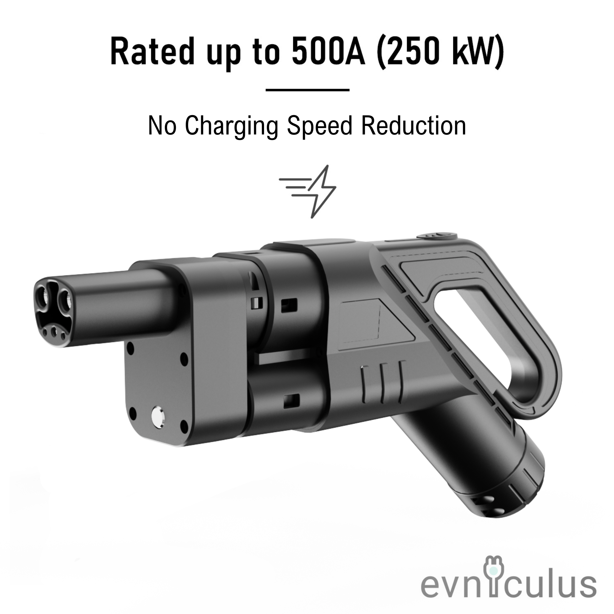 Adapter CCS2 to NACS Dual-Locking Mechanism DC (500A)