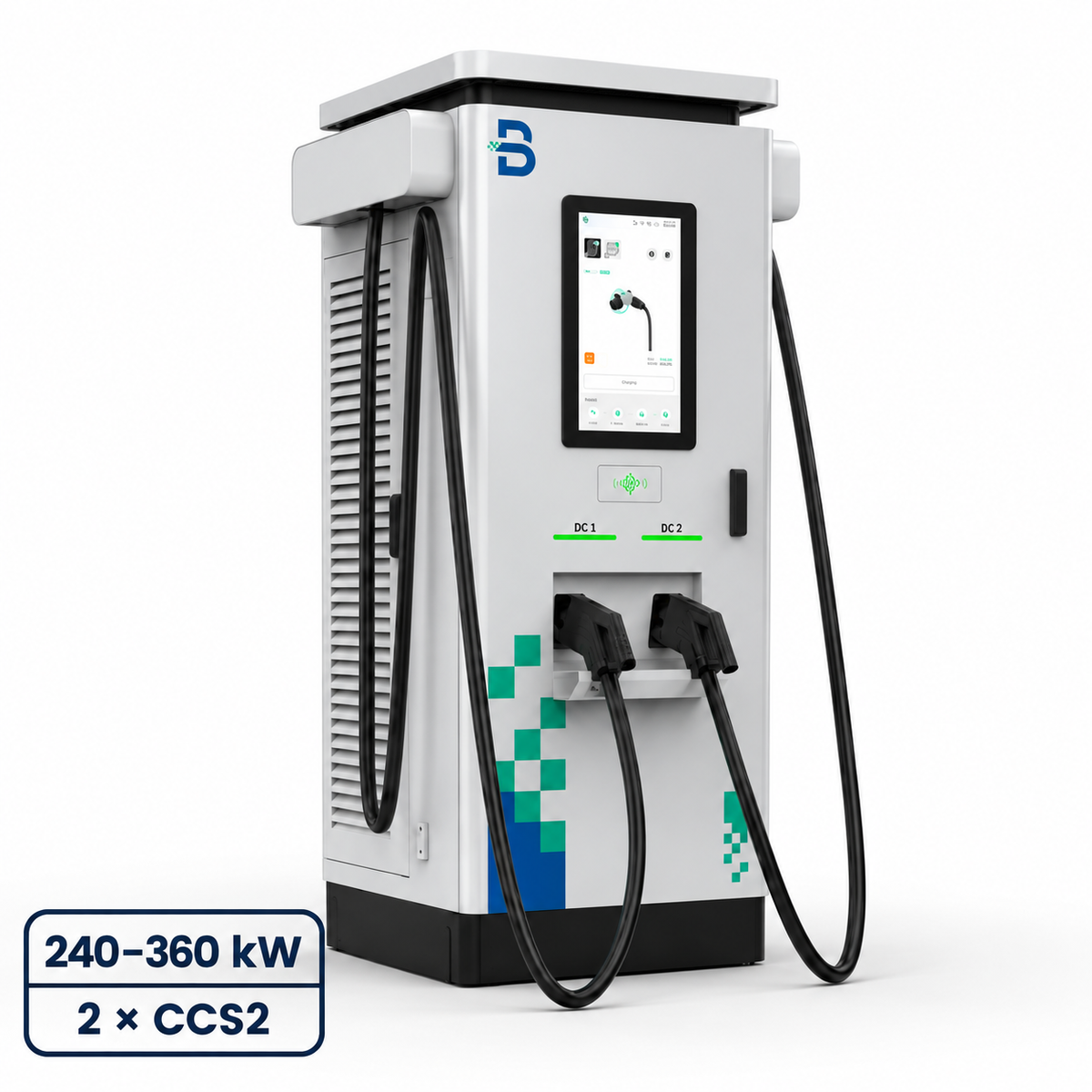BENY DC Fast Charging Station – 240-360 kW, 2×CCS2