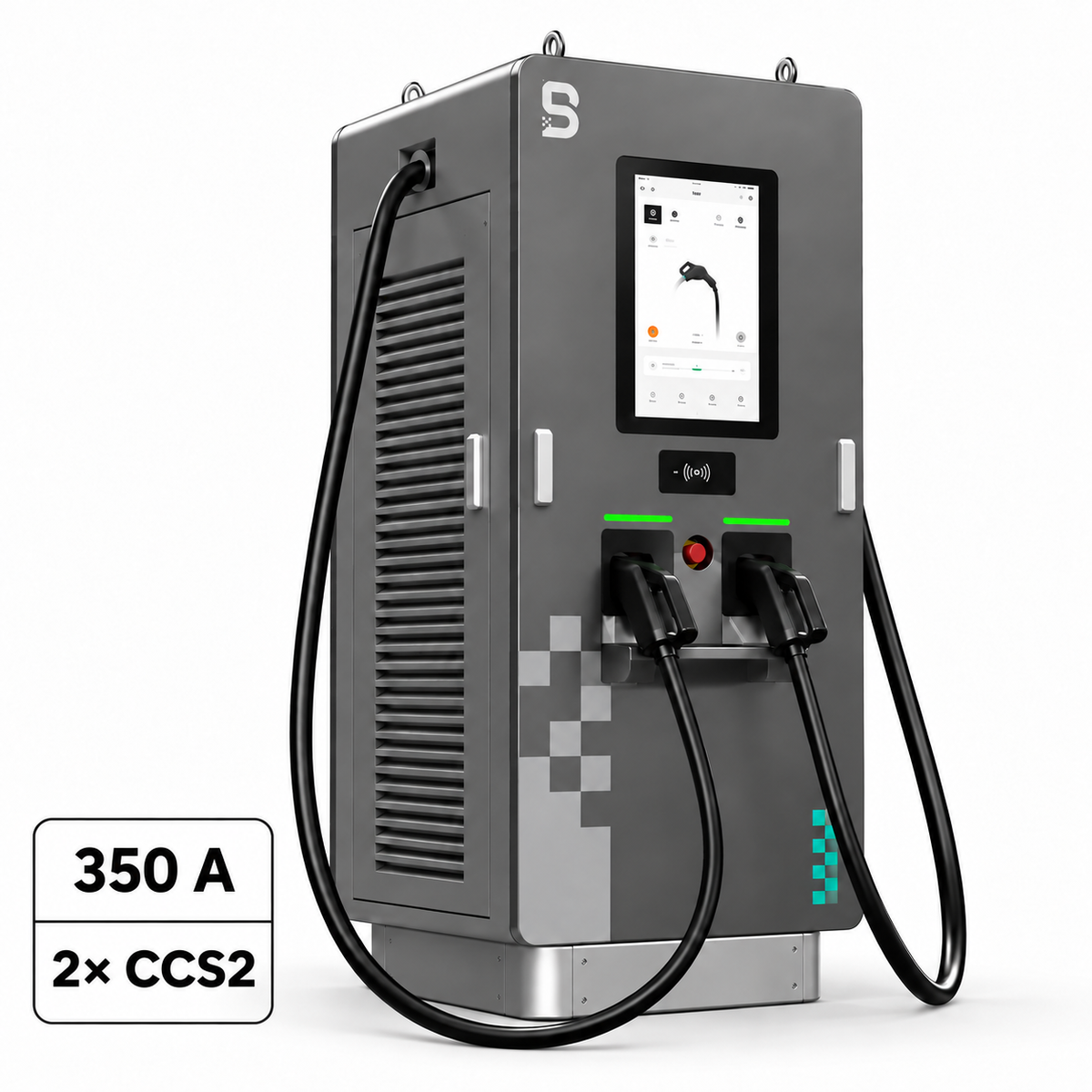 BENY DC Fast Charging Station – 150-240 kW, 2× CCS2, 350A