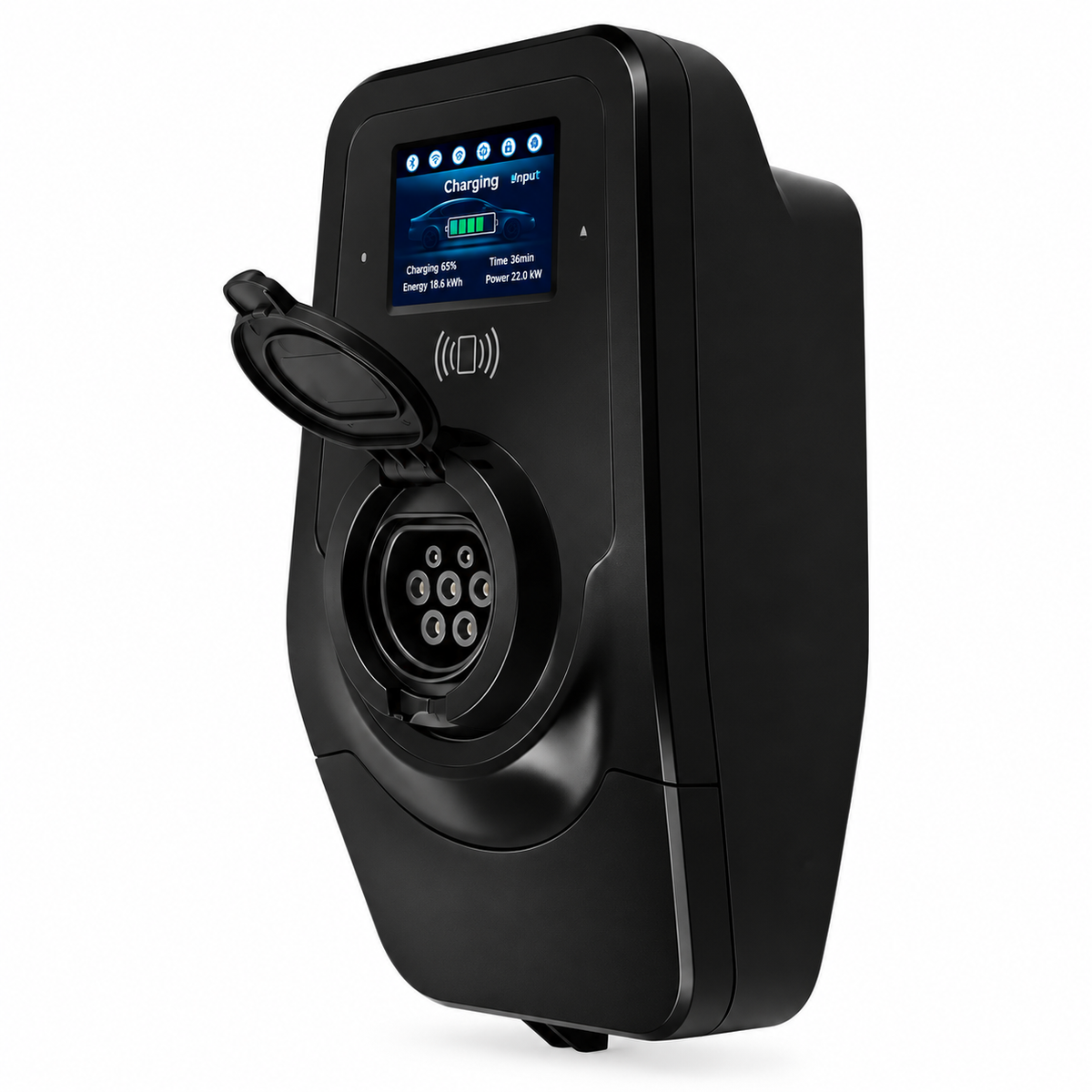 EVPoint EV22 PRO 22 kW Smart EV Charger with 3.5-inch Display