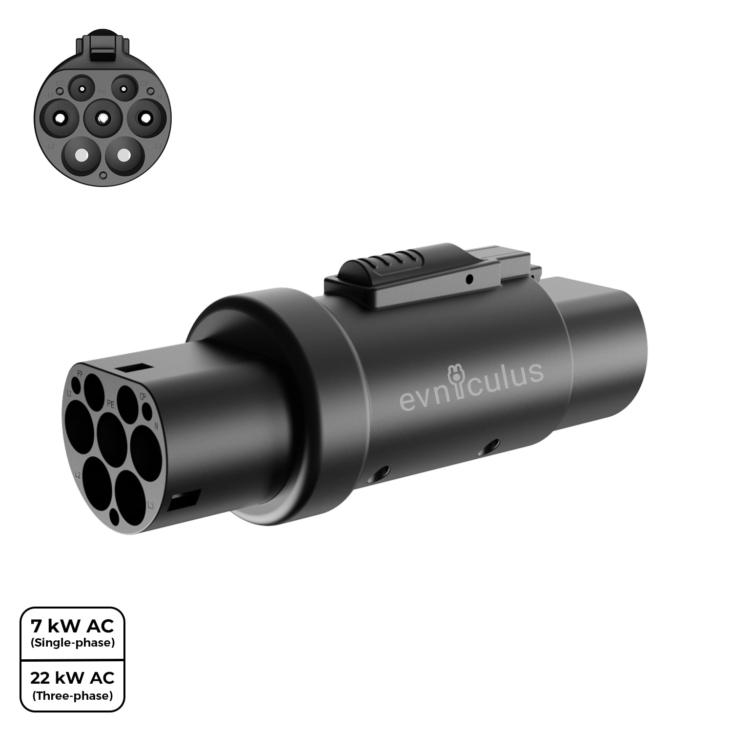 Adapters for Chinese EVs: Type 2 to GB/T (Single-phase/ 3-Phase) | EVniculus