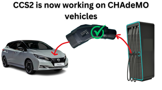 The first CCS2 to CHAdeMO adapter is out now in Europe!