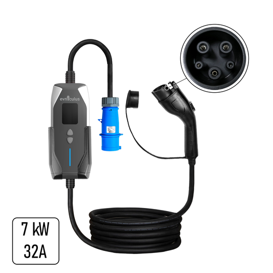 Portable EV Charger Type 1 (7 kW/32A)