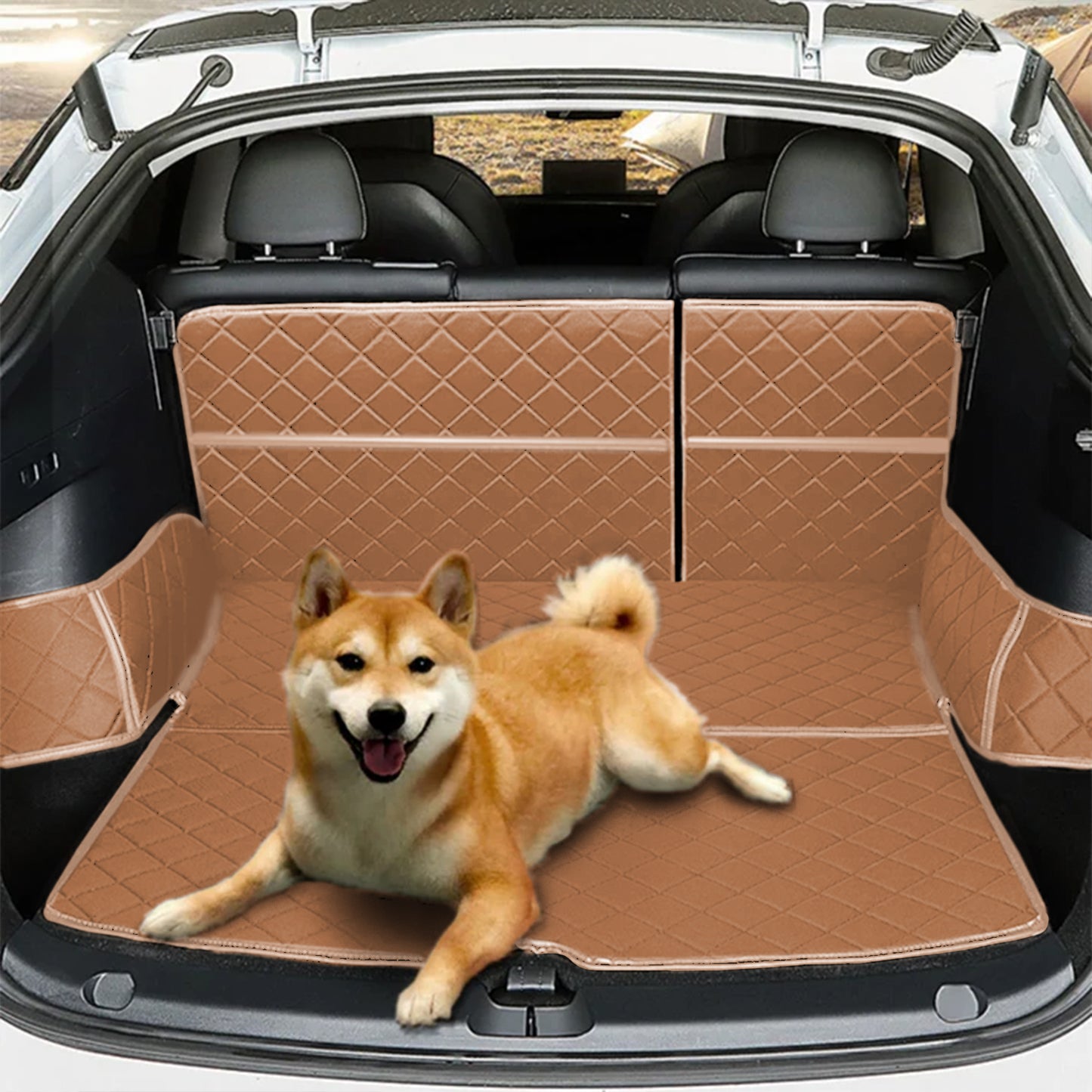 Trunk Mat for Tesla Model Y | Waterproof Dog Cover