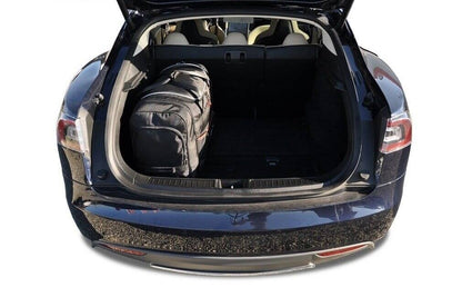 ENSEMBLE DE SACS DE VOITURE TESLA MODEL S 2012-2016 4 PIÈCES