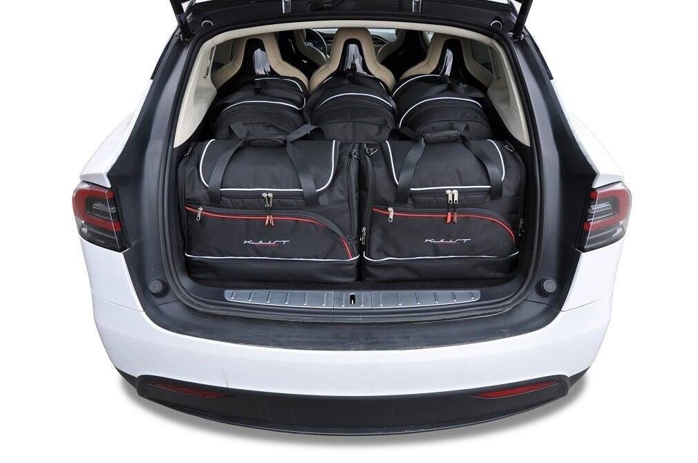 ENSEMBLE DE SACS DE VOITURE TESLA MODEL X 2016+ 5 PIÈCES