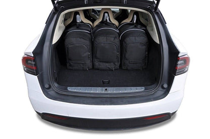 ENSEMBLE DE SACS DE VOITURE TESLA MODEL X 2016+ 5 PIÈCES