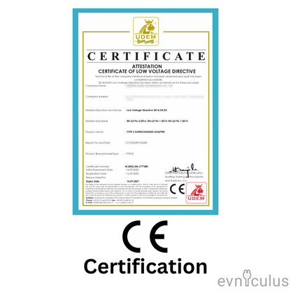 ce certificate type 2 adapter