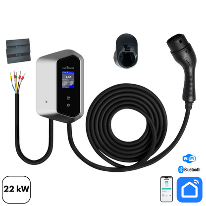 Chargeur EV intelligent EVniculus 22 kW avec WiFi RFID Bluetooth