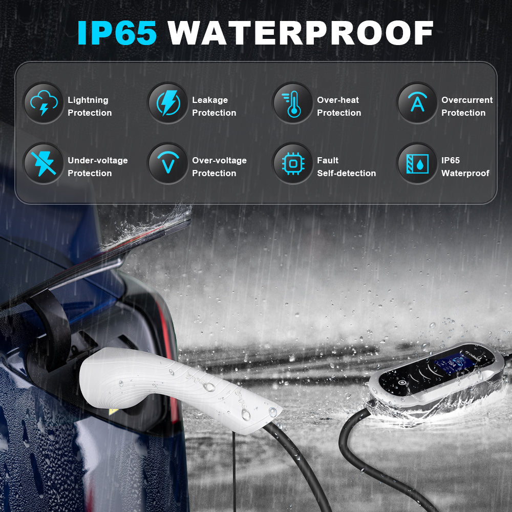 7 kW/ 32A Single-Phase GBT Portable Charger (WiFi+APP)