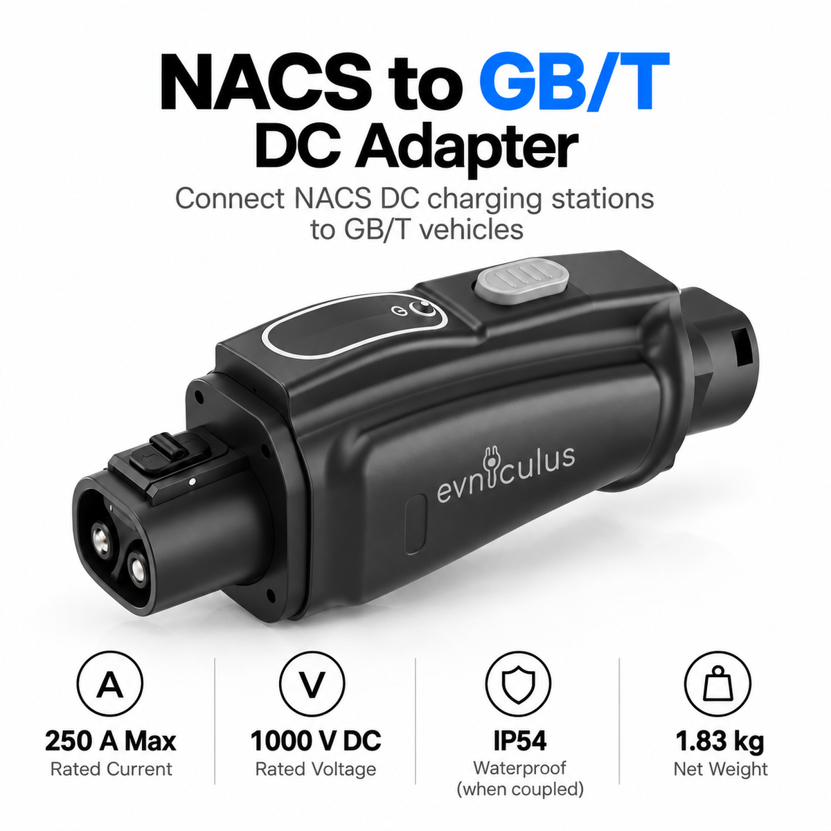 Адаптер NACS към GB/T DC (250 kW)