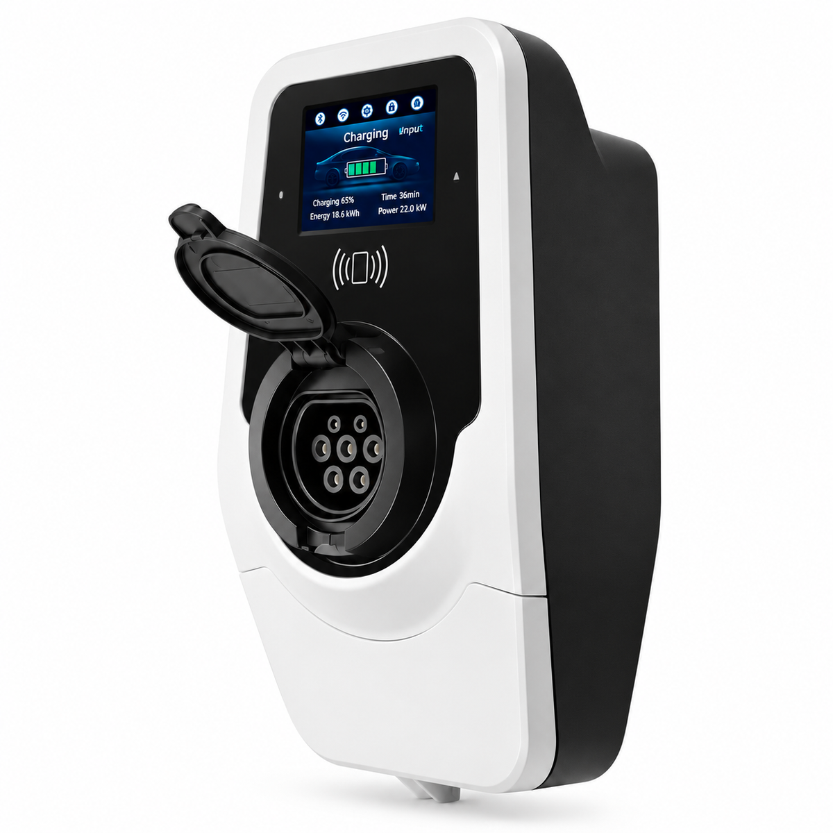 EVPoint EV22 PRO 22 kW Smart EV Charger with 3.5-inch Display