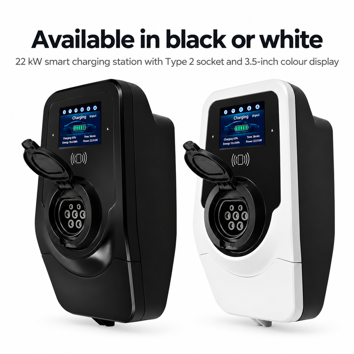 EVPoint EV22 PRO 22 kW Smart EV Charger with 3.5-inch Display