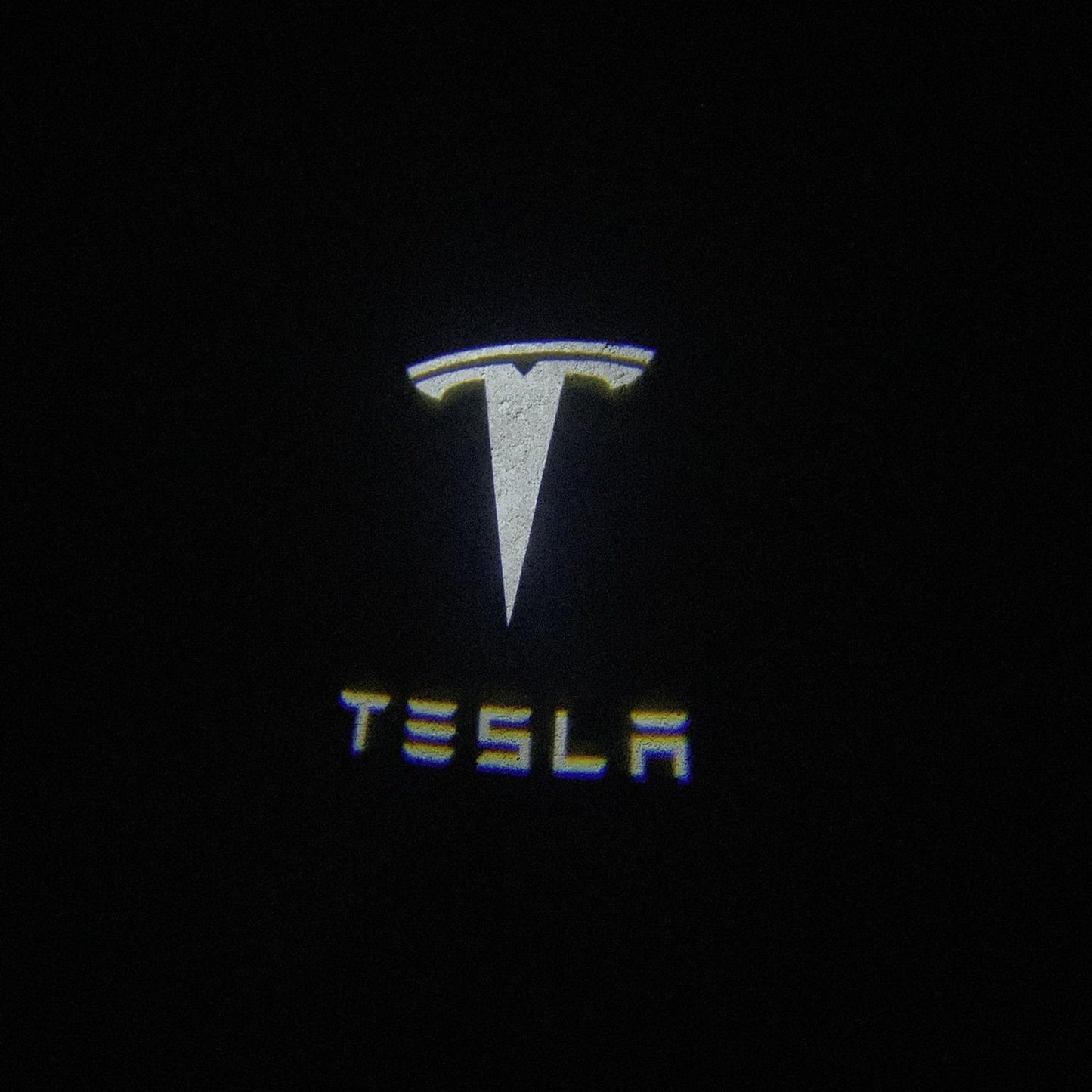 Tesla Model 3/Y/X/S için Logolu LED Su Birikintisi Lambaları