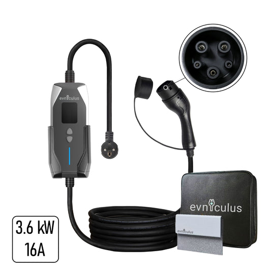 Portable EV Charger Type 1 (3.6 kW/16A)