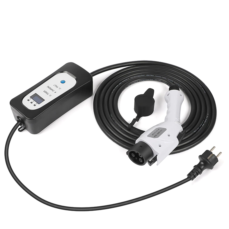 Chargeur EV portable,Schuko (prise murale) vers Type 2  (voiture),6-16A,5m,Bese - Torque Alliance